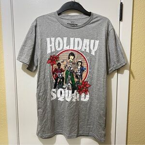New Netflix Stranger Things Holiday Squad T Shirt Size M